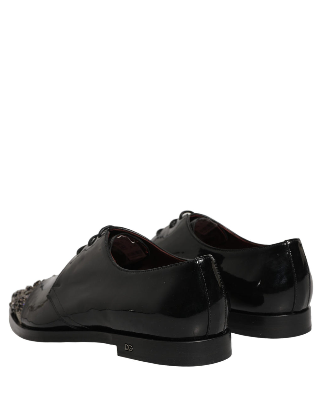 Black Embellished Men Derby Dress Formal Shoes
