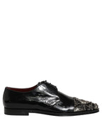 Black Embellished Men Derby Dress Formal Shoes