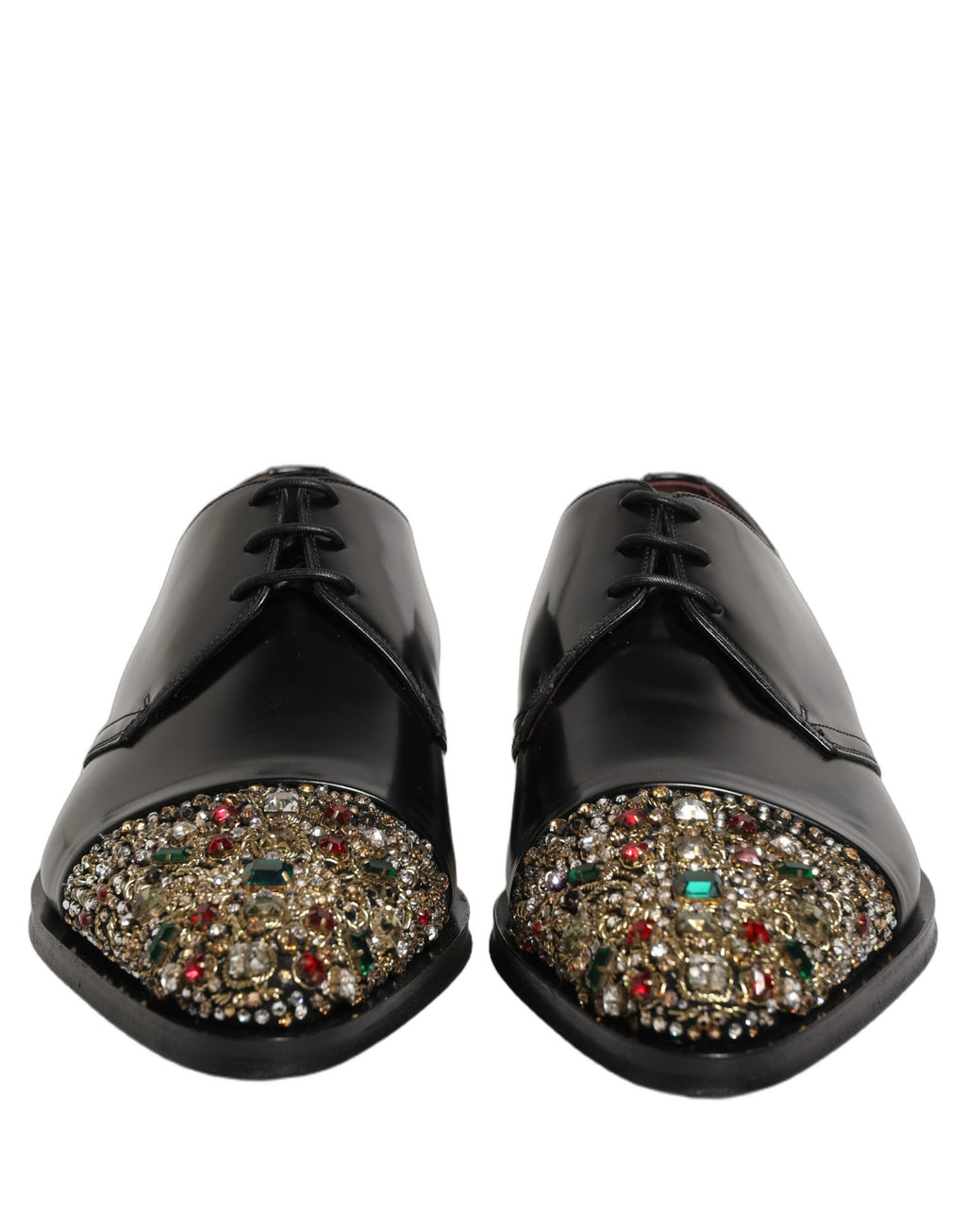 Black Embellished Derby Dress Formal Shoes