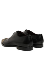 Black Embellished Derby Dress Formal Shoes