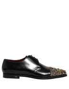 Black Embellished Derby Dress Formal Shoes