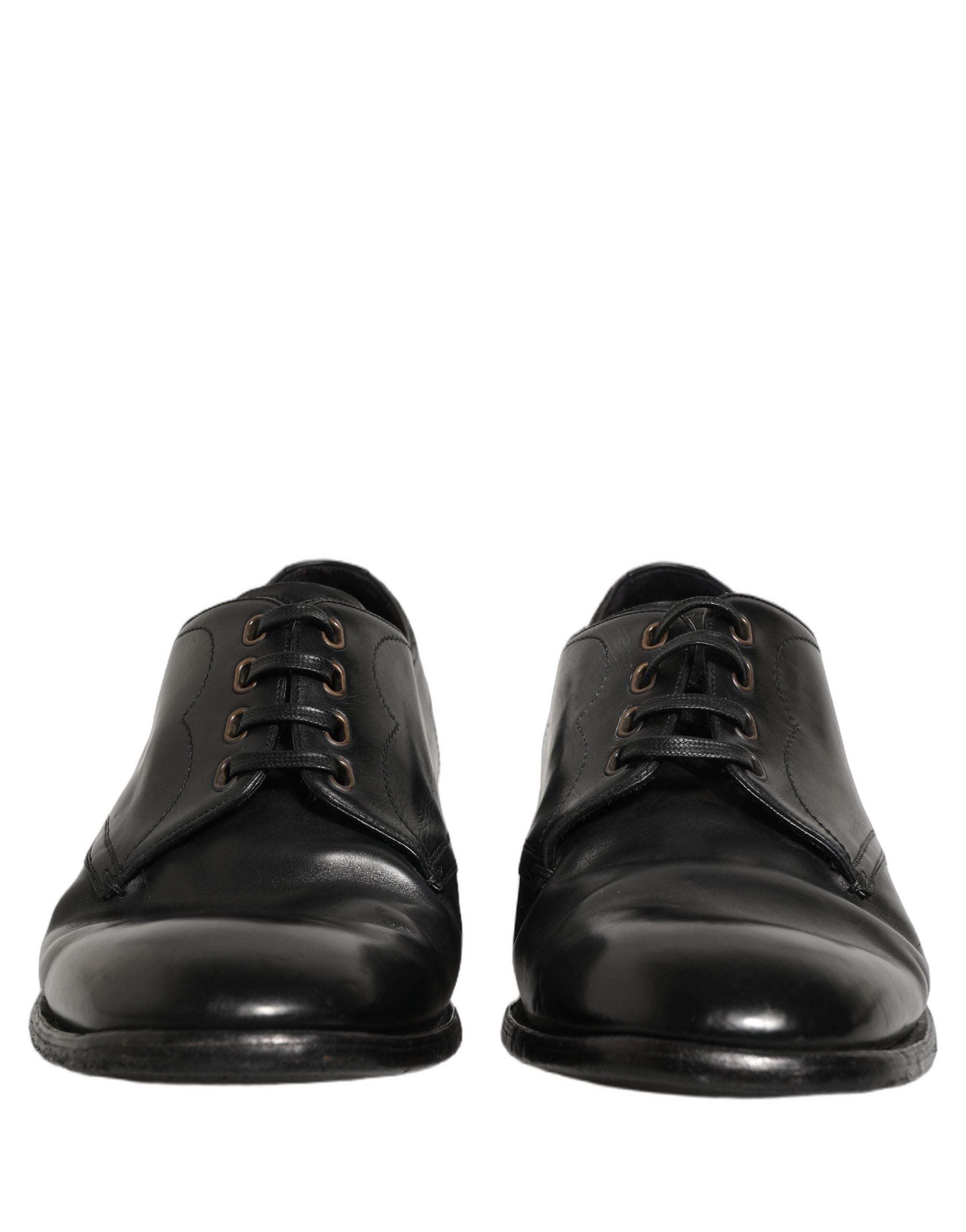 Black Leather Lace Up Derby Dress Formal Shoes