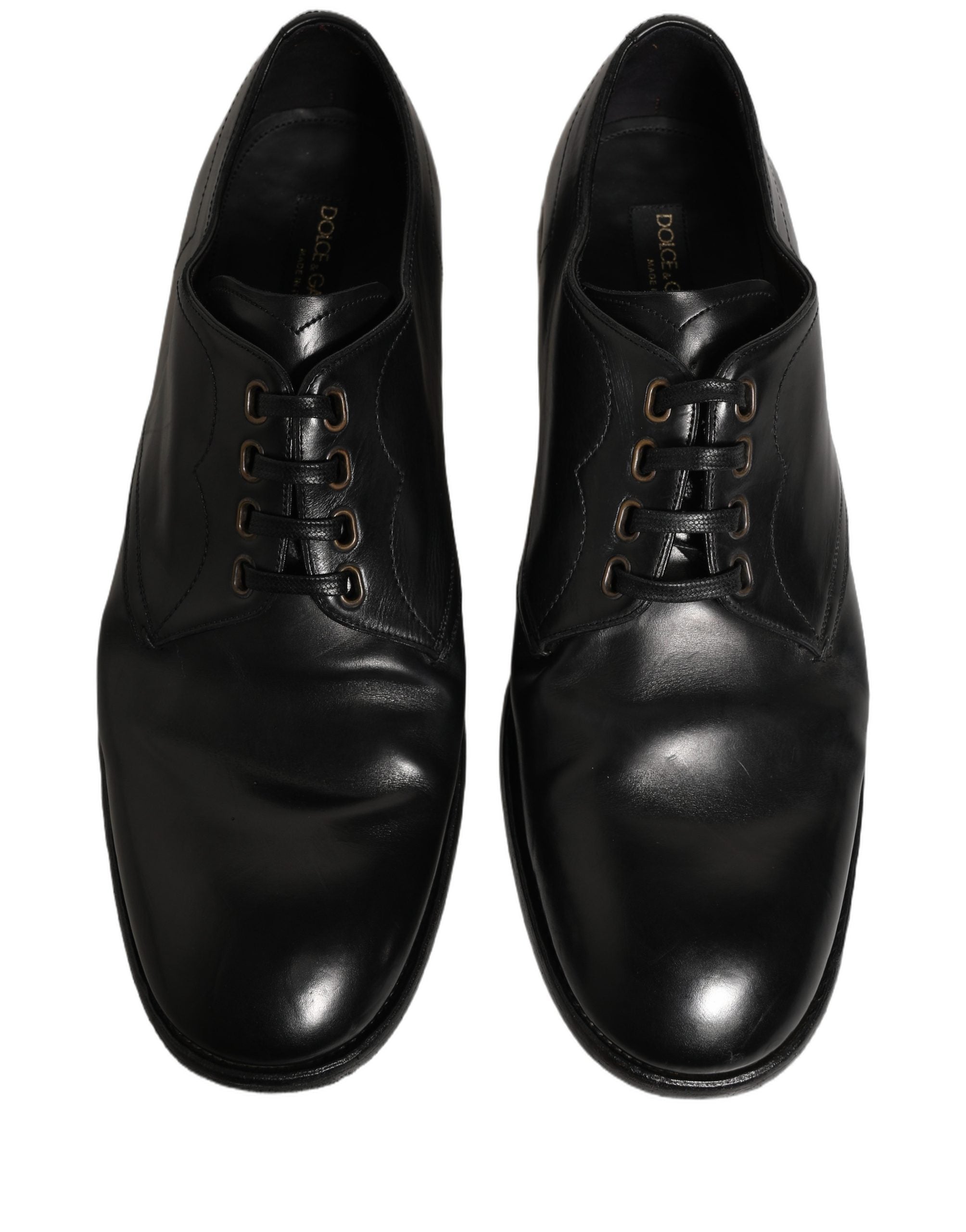 Black Leather Lace Up Derby Dress Formal Shoes