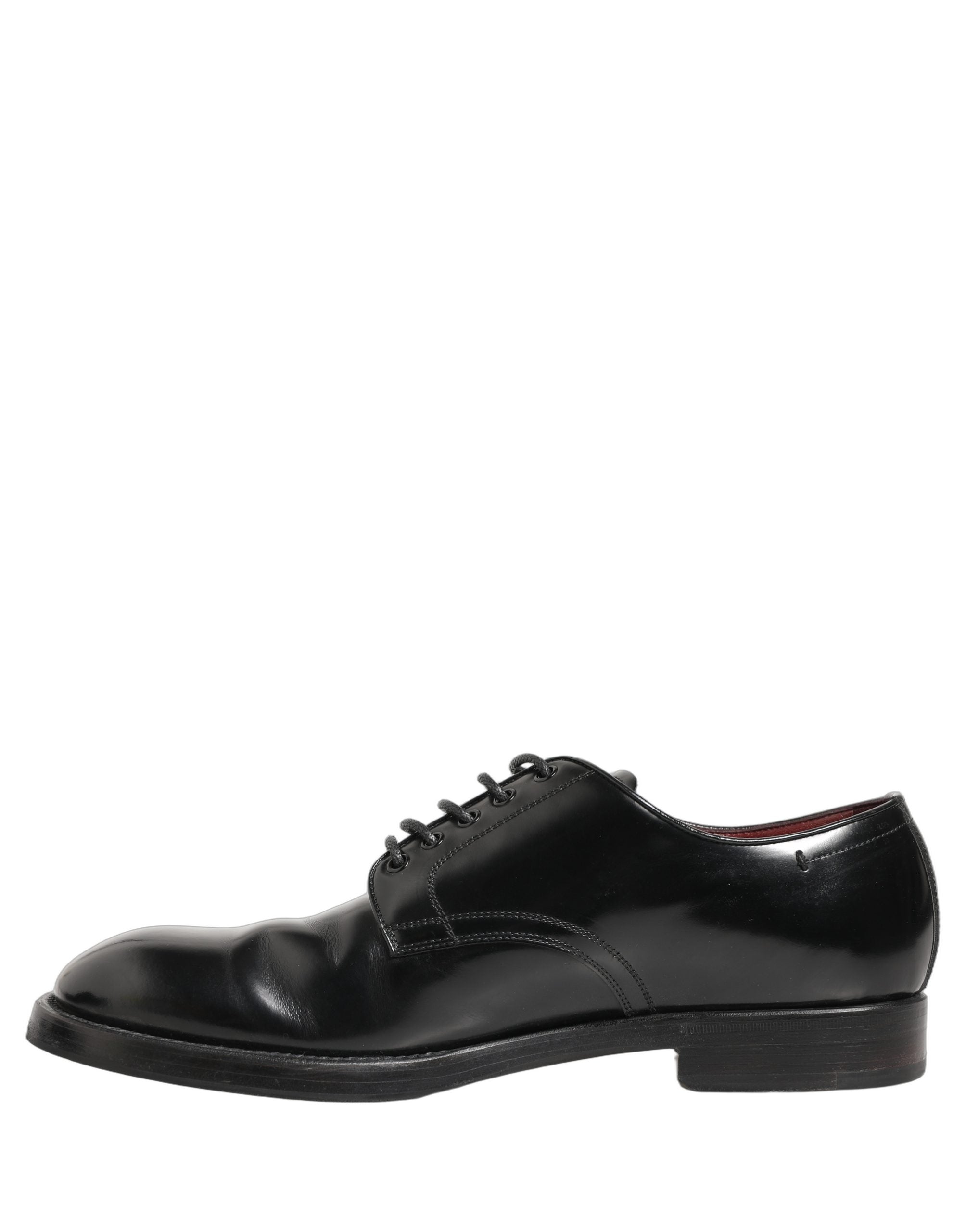Black Leather Lace Up Derby Dress Formal Shoes
