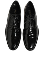 Black Leather Lace Up Derby Dress Formal Shoes