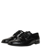 Black Leather Lace Up Derby Dress Formal Shoes
