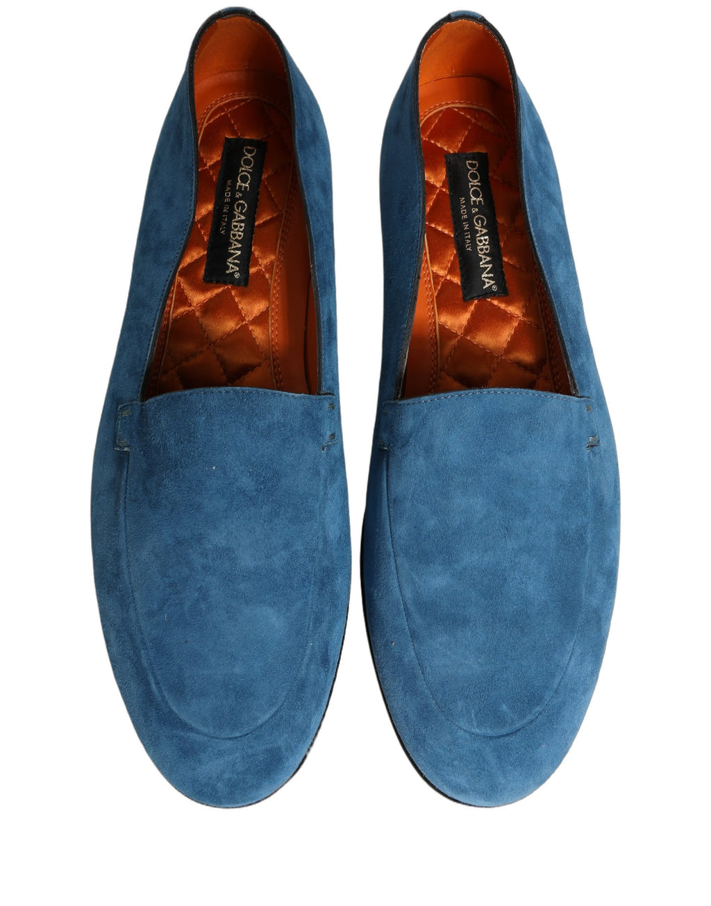 Blue Velvet Slip On Men Flats Loafers Shoes