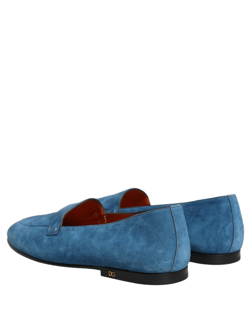 Blue Velvet Slip On Men Flats Loafers Shoes