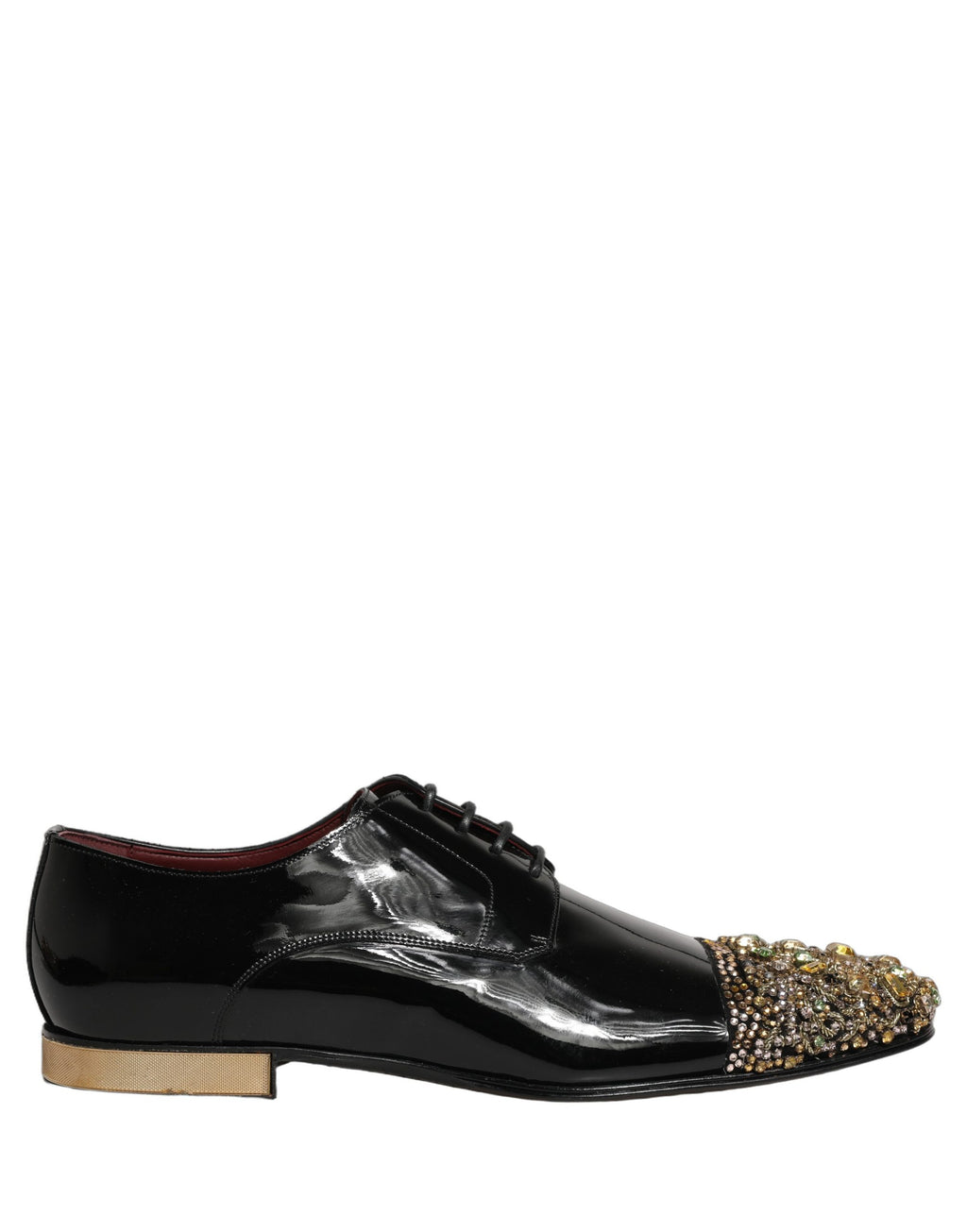 Black Embellished Men Derby Dress Formal Shoes