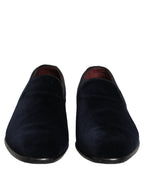 Black Suede Formal Slip On Men Loafers Shoes
