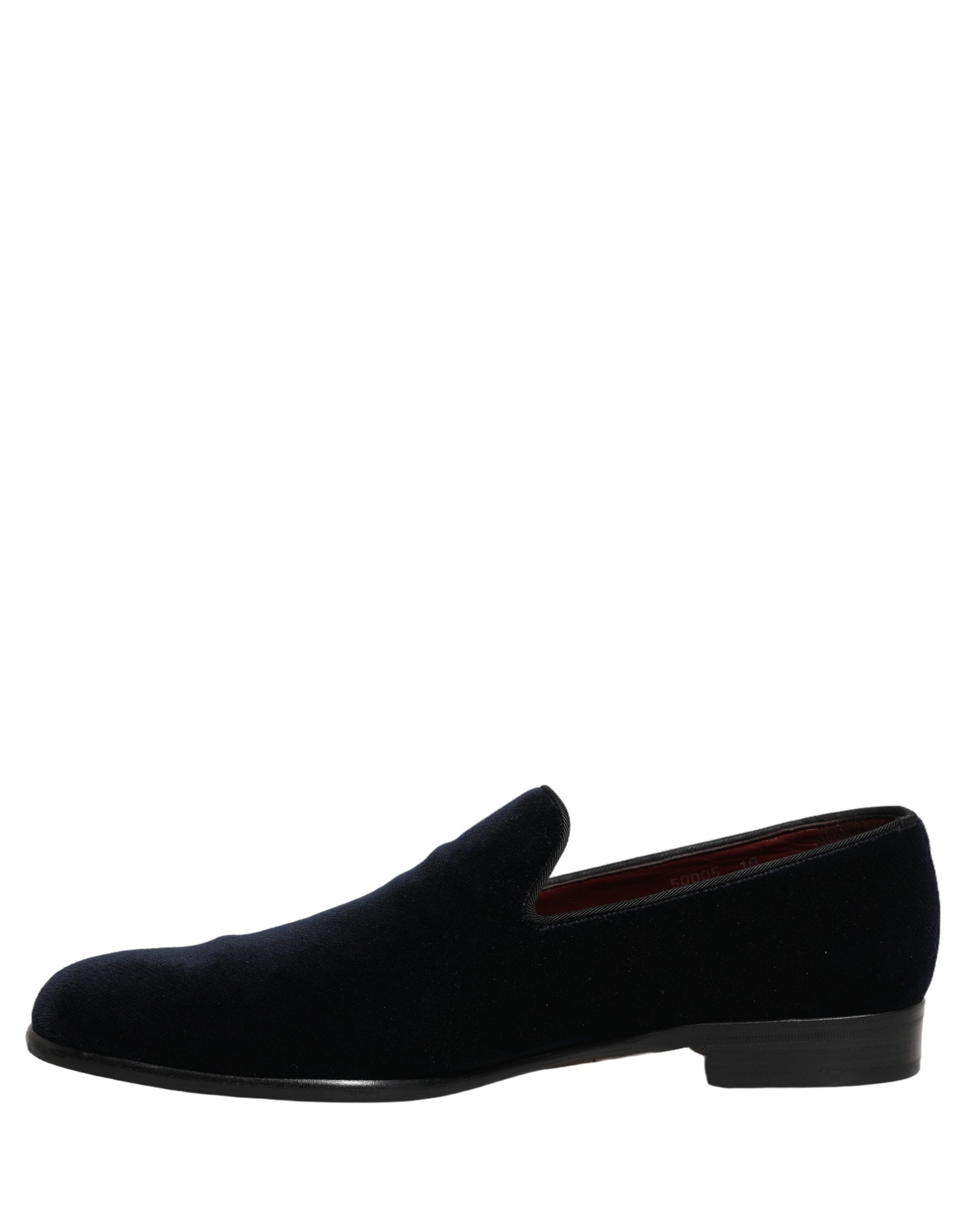 Black Suede Formal Slip On Men Loafers Shoes