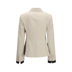 Beige Wool Oves Aries Blazer