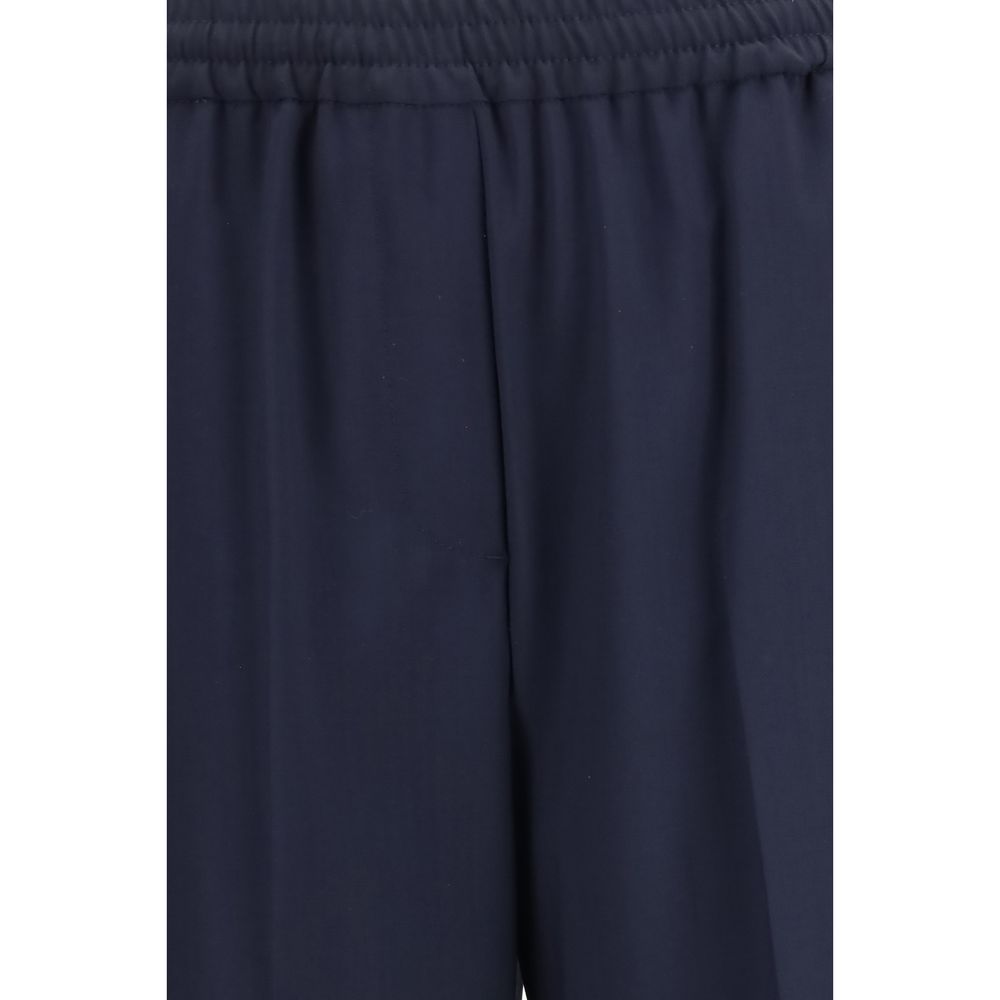 Blue Wool Oves Aries Casual Pants