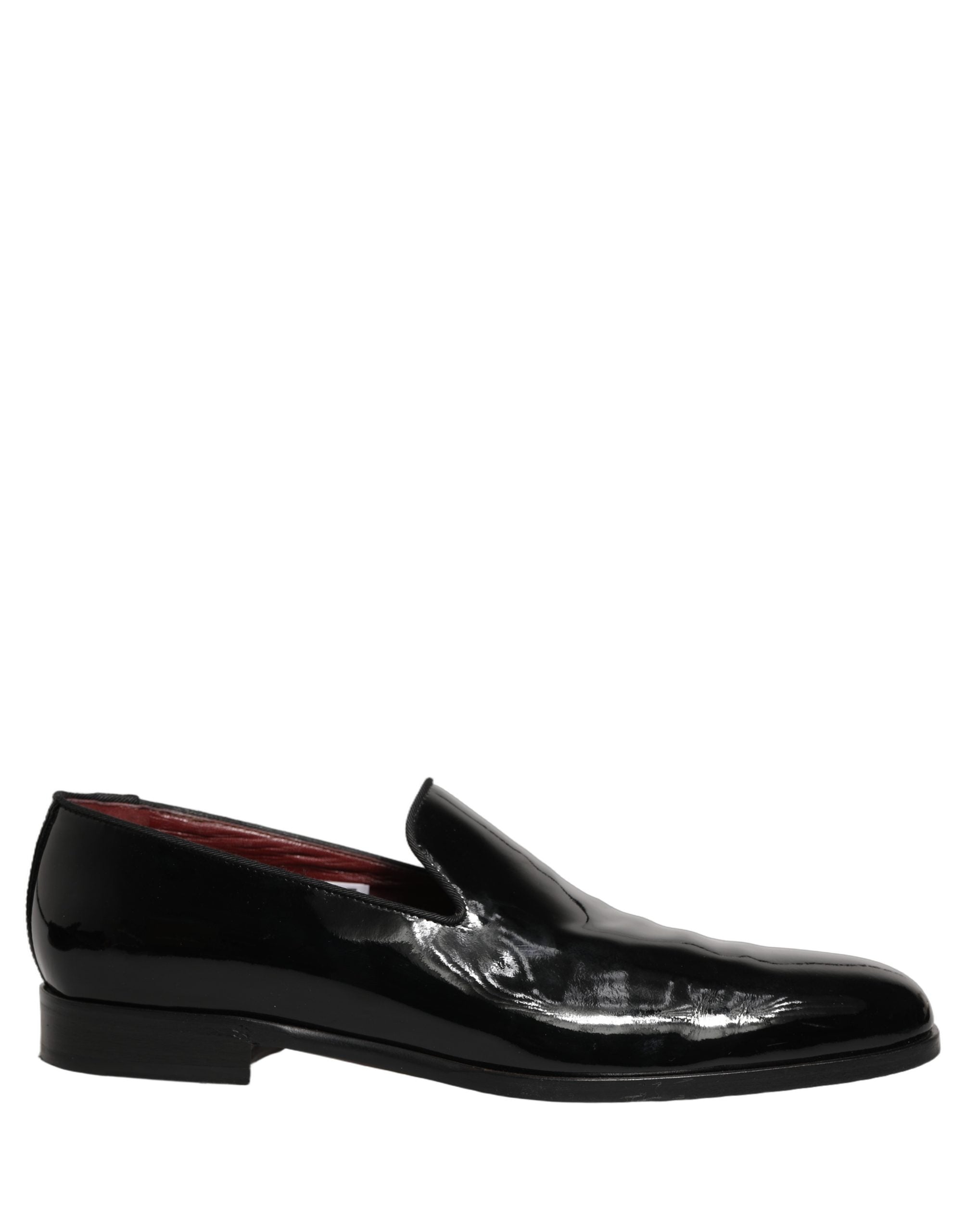Black Patent Leather Men Dress Loafers Shoes