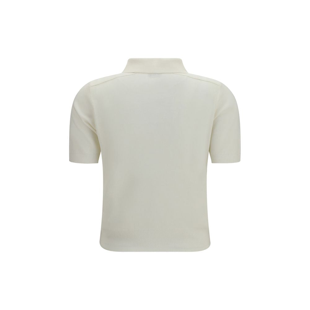 Beige Wool Oves Aries Polo Shirt