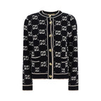 Black Wool Oves Aries Cardigan