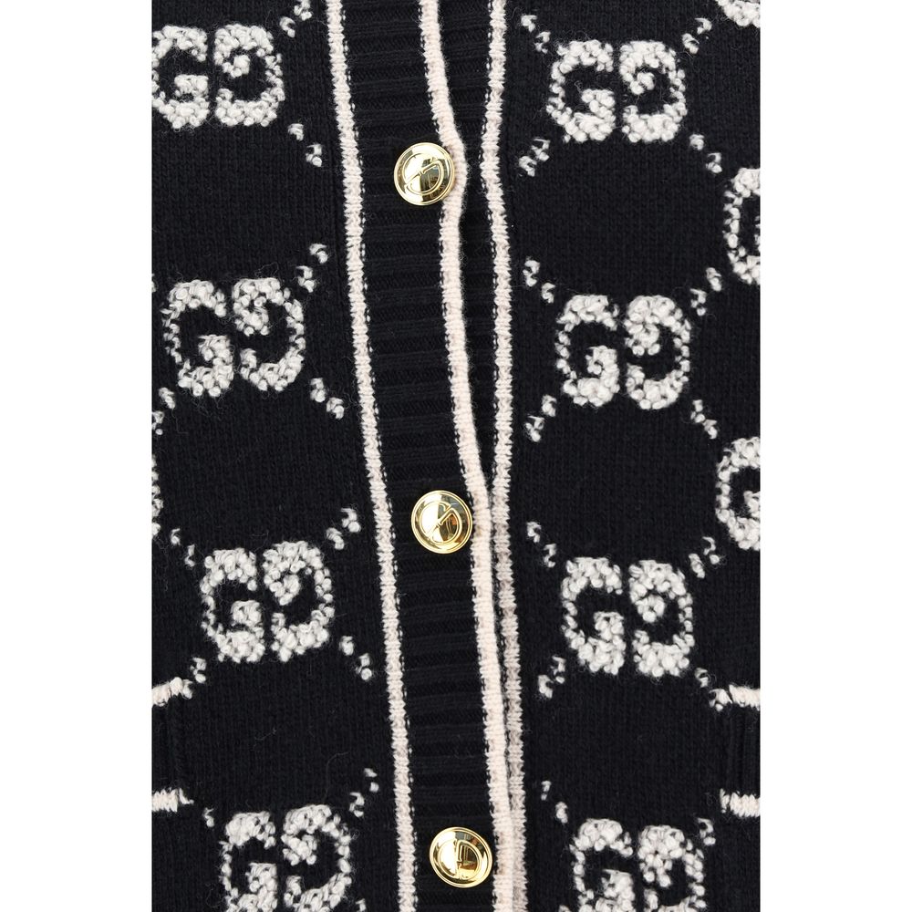 Black Wool Oves Aries Cardigan