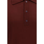Bordeaux Wool Oves Aries Polo Shirt