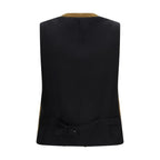 Brown Wool Oves Aries Sleveless Jacket