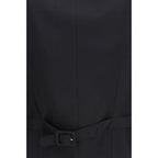 Brown Wool Oves Aries Sleveless Jacket