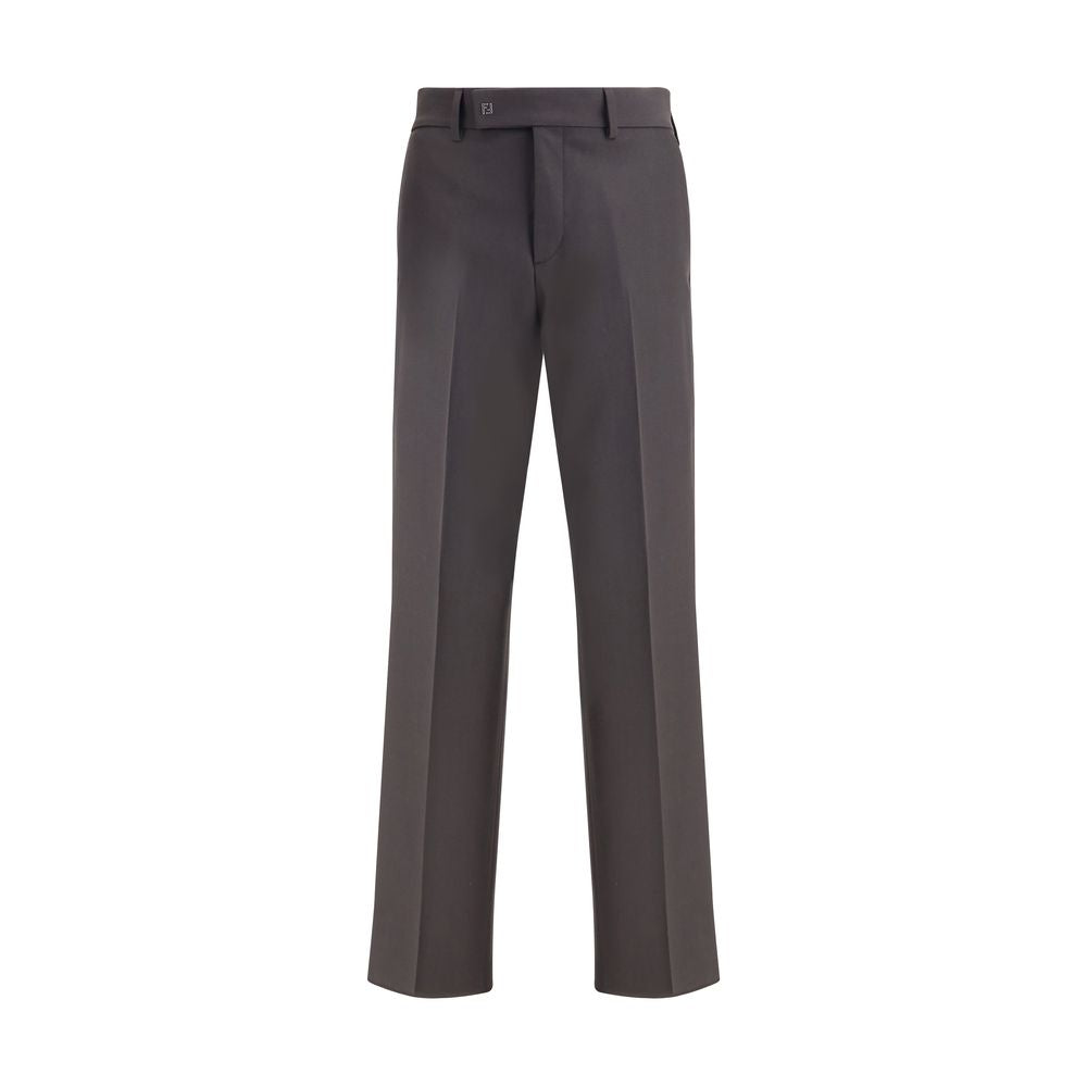 Brown Wool Oves Aries Dress Pants