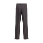 Brown Wool Oves Aries Dress Pants