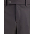 Brown Wool Oves Aries Dress Pants