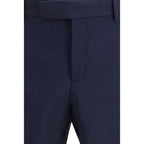Blue Wool Oves Aries Dress Pants