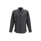Gray Wool Oves Aries Dress Shirt