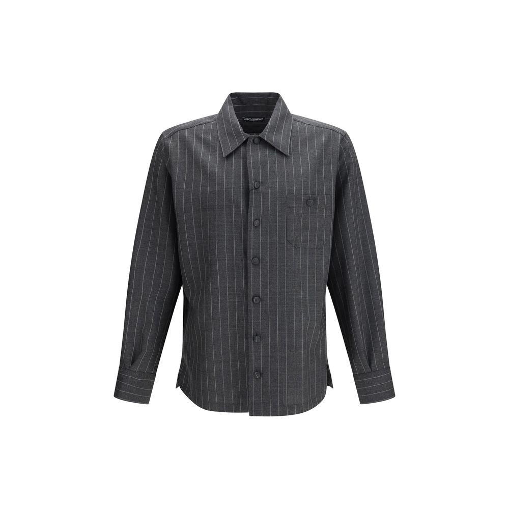 Gray Wool Oves Aries Dress Shirt