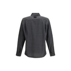 Gray Wool Oves Aries Dress Shirt