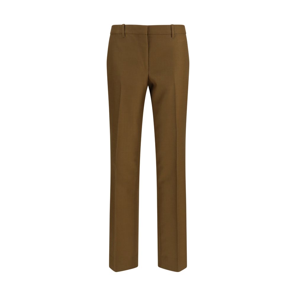 Brown Wool Oves Aries Dress Pants