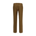 Brown Wool Oves Aries Dress Pants