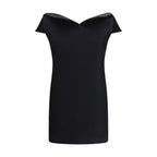 Black Wool Oves Aries Cocktail Dress