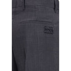 Gray Wool Oves Aries Dress Pants