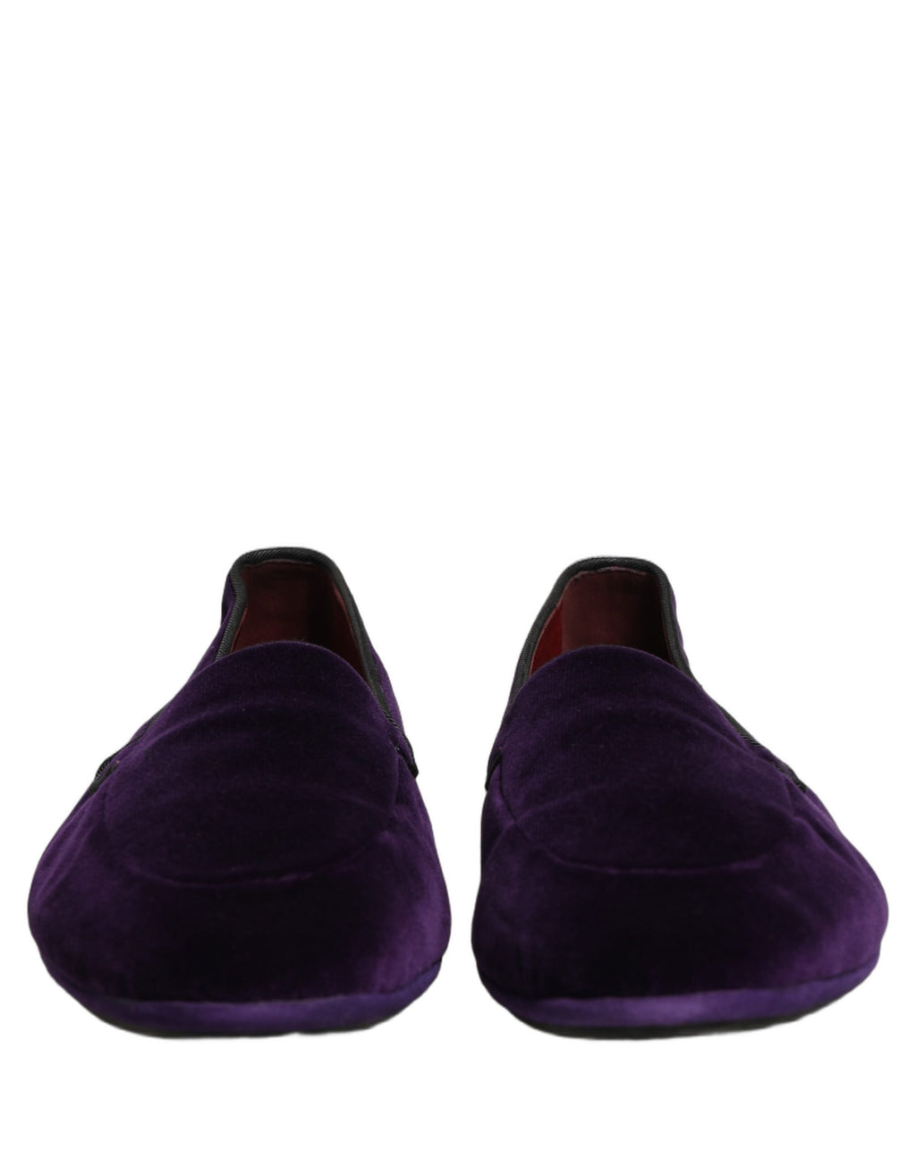 Violet Velvet Slip On Men Flats Loafers Shoes