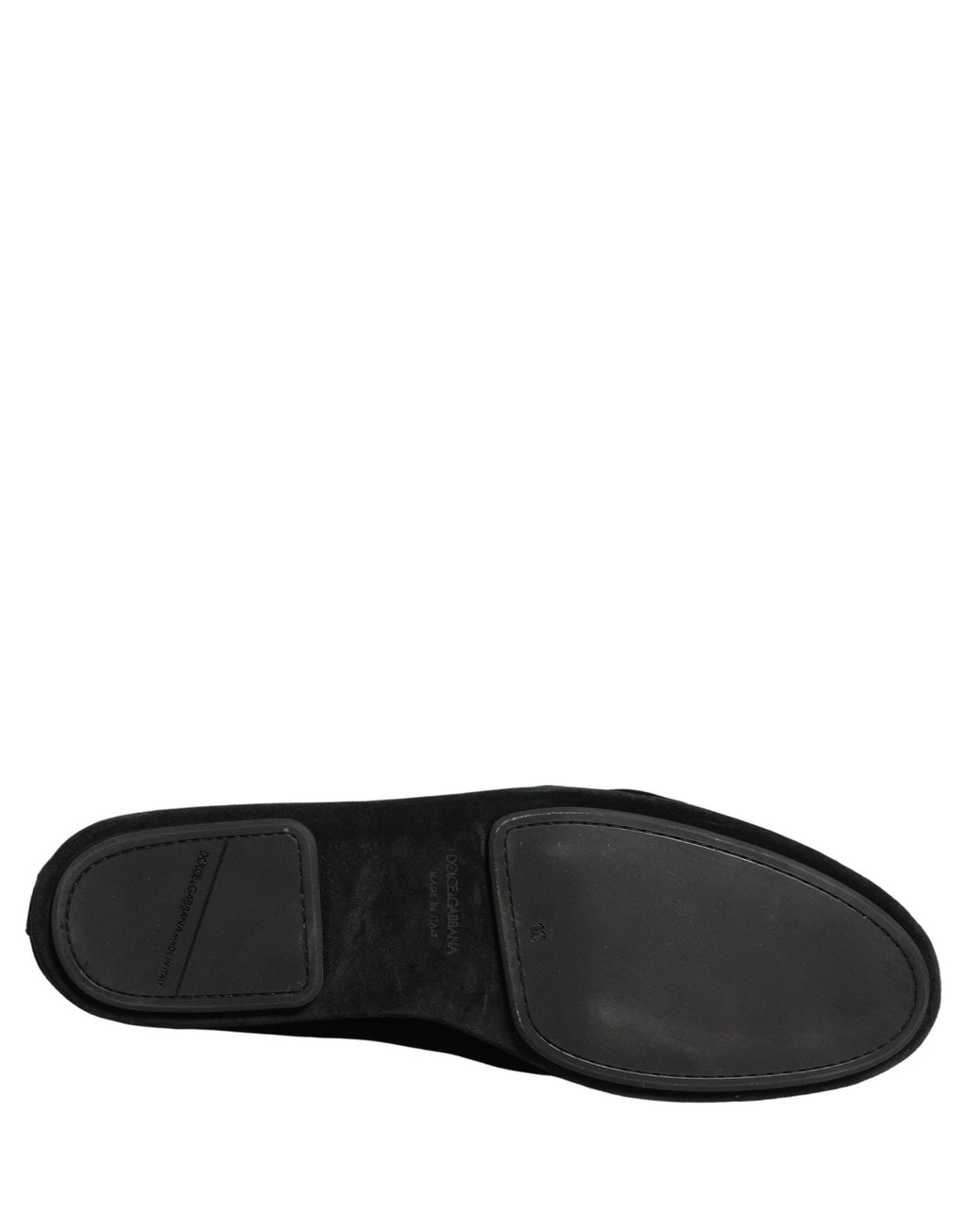 Black Velvet Crown Embroidery Loafers Shoes