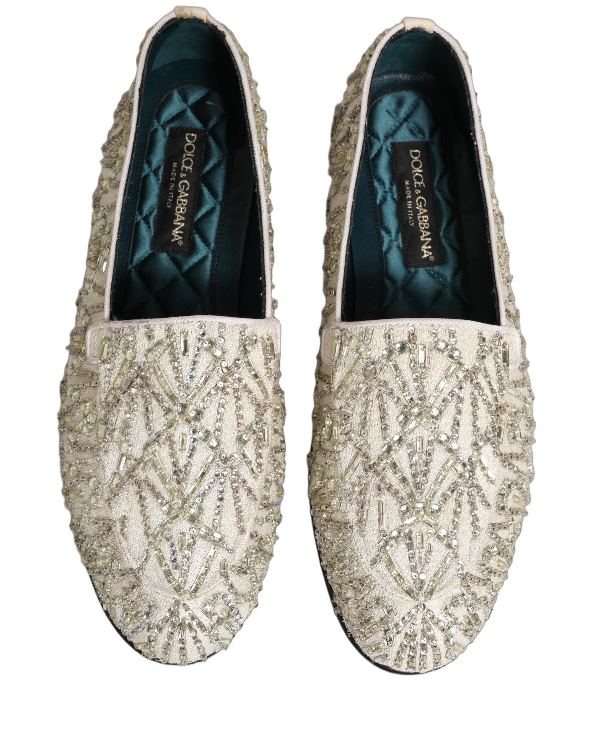 White Velvet Embroidered Dress Loafers Shoes