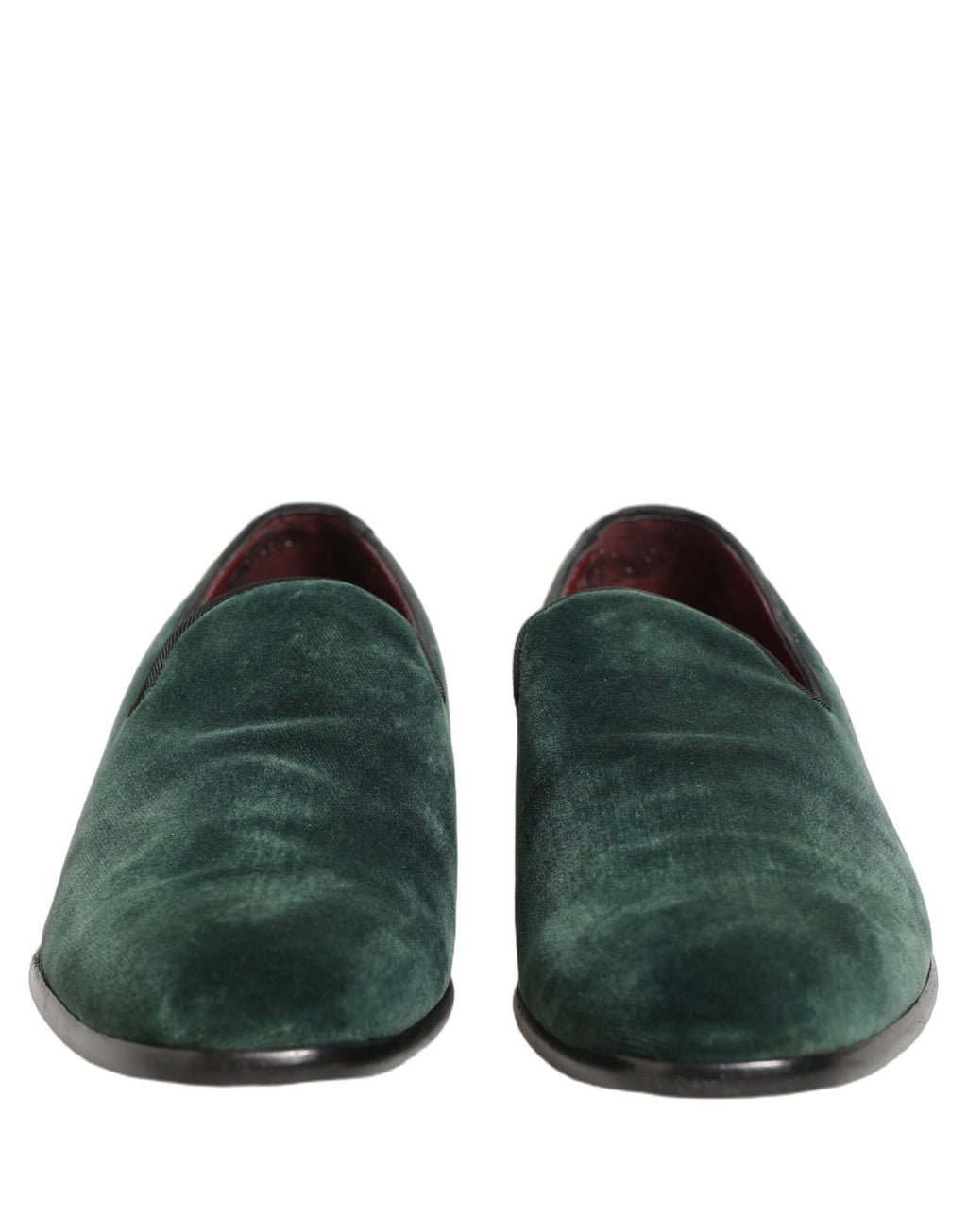 Green Suede Formal Slip On Men Loafers Shoes