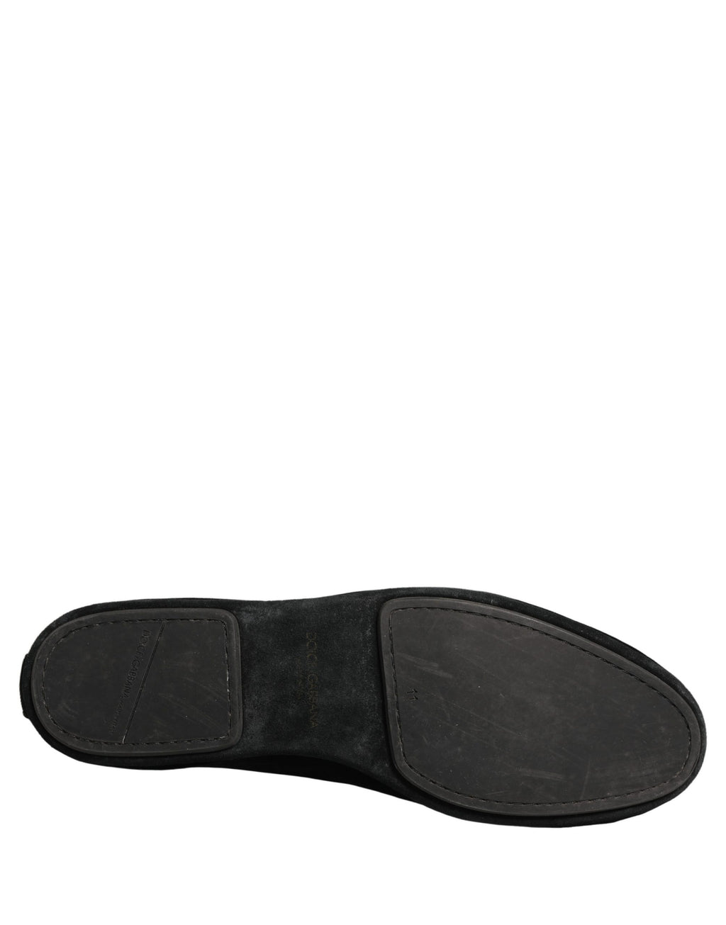 Black Suede Embellished Dress Loafers Shoes