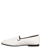 White Velvet Slip On Men Flats Loafers Shoes