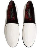 White Velvet Slip On Men Flats Loafers Shoes
