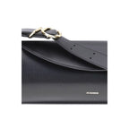 Black Calf Leather Bos Taurus Shoulder Bag