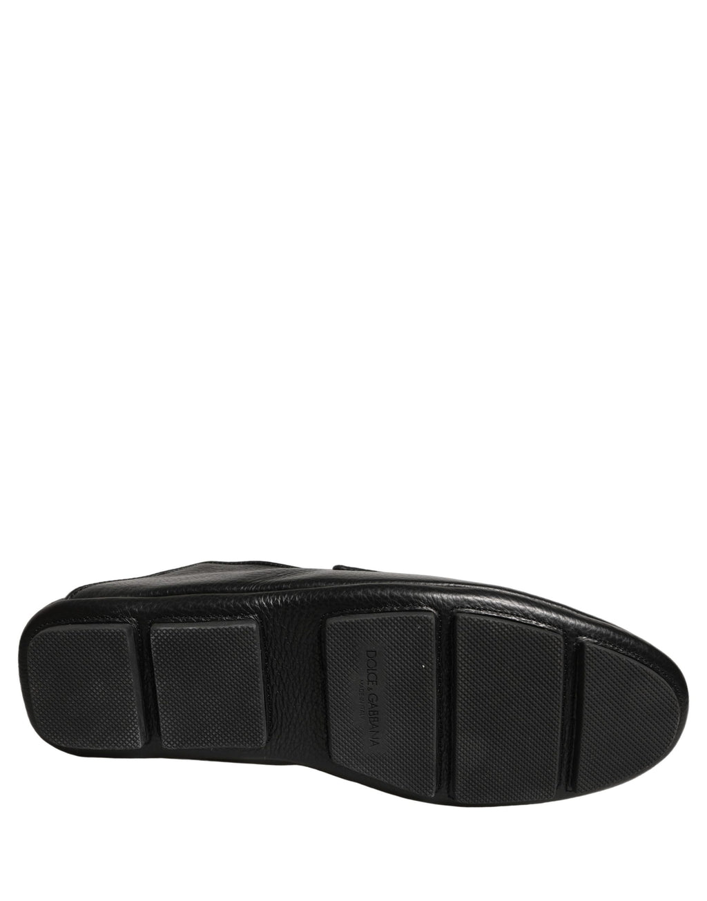 Black Deerskin Leather Driver Loafers Shoes