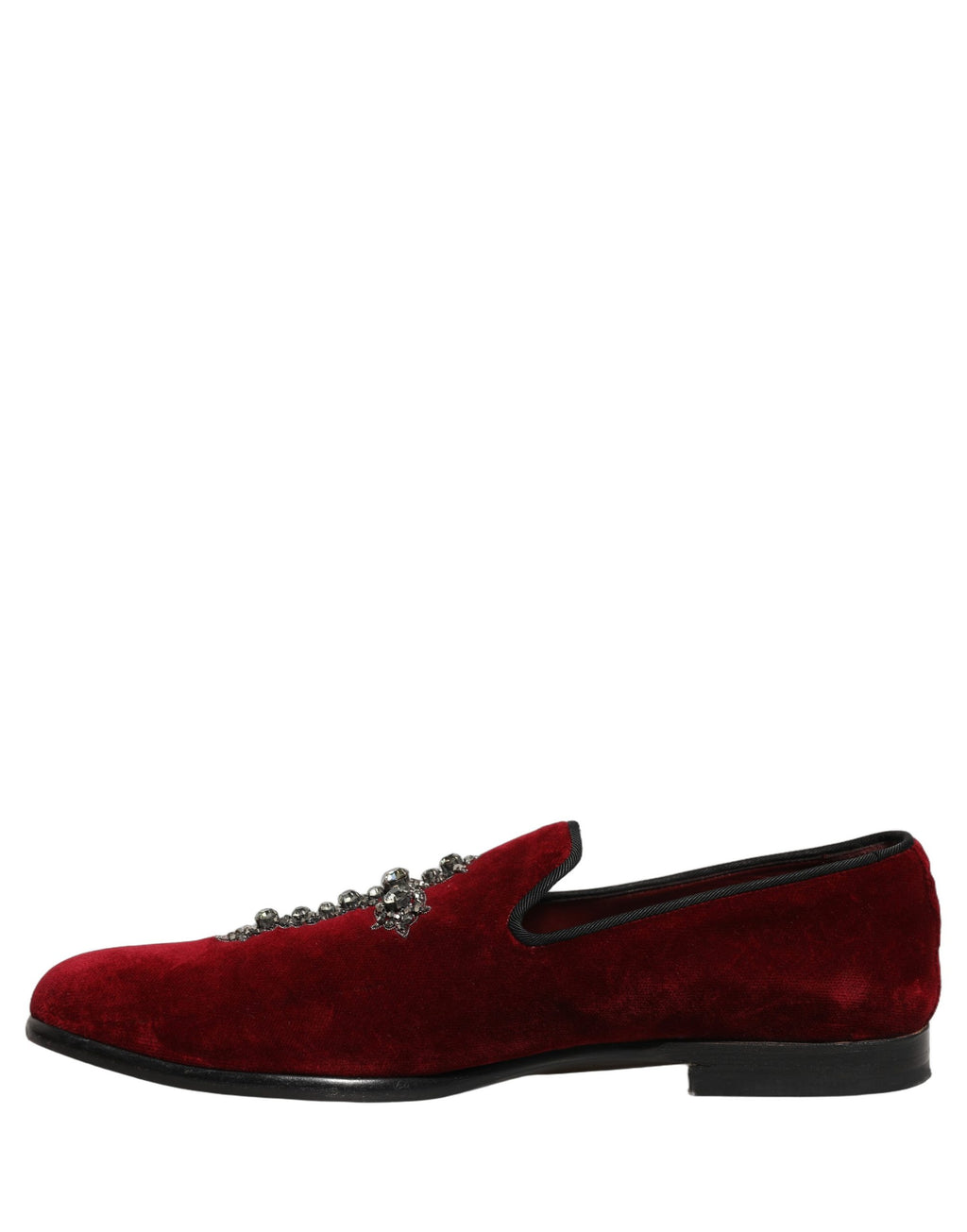 Maroon Suede Cross Slip On Dress Loafers Shoes