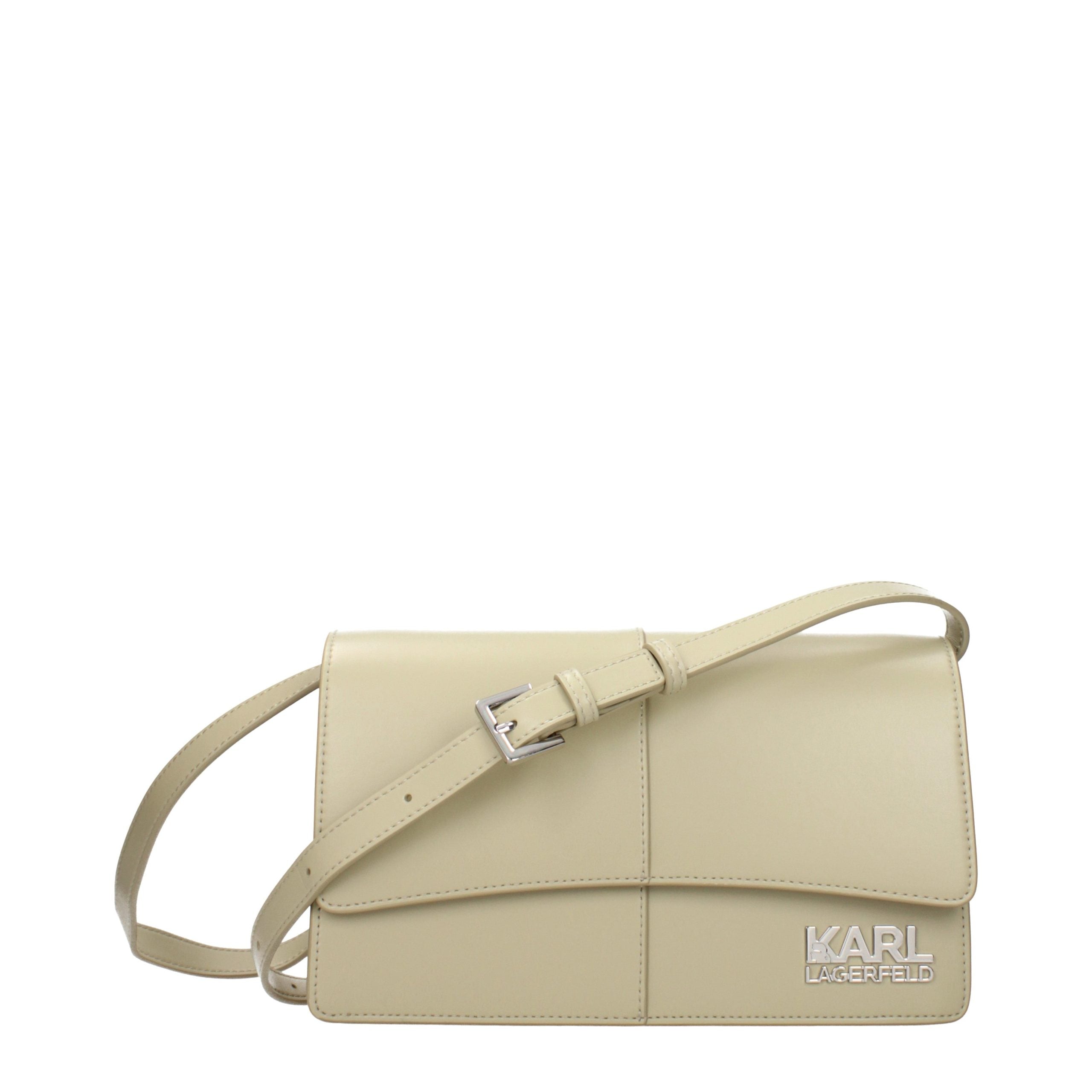 Green Polyethylene Crossbody Bag