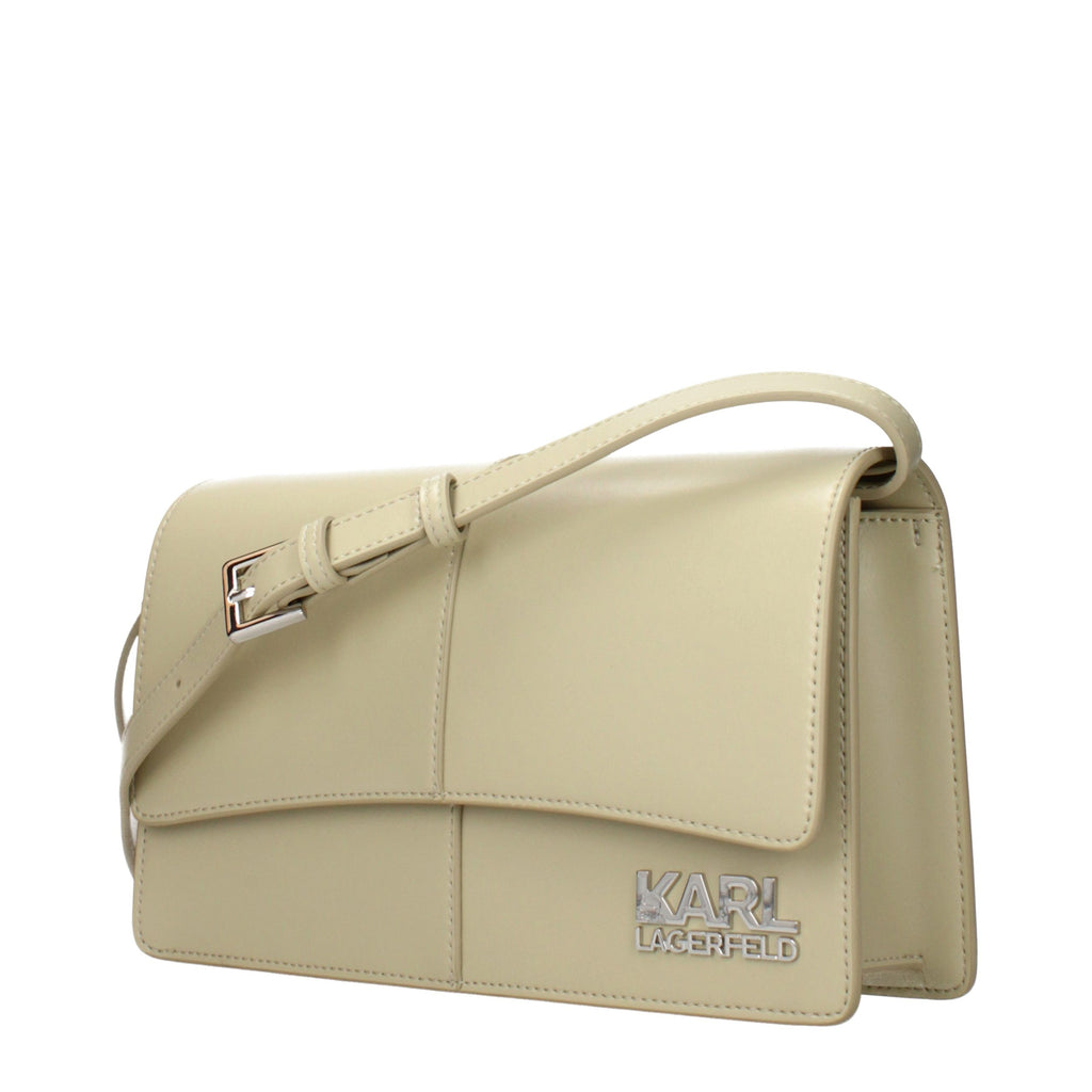 Green Polyethylene Crossbody Bag