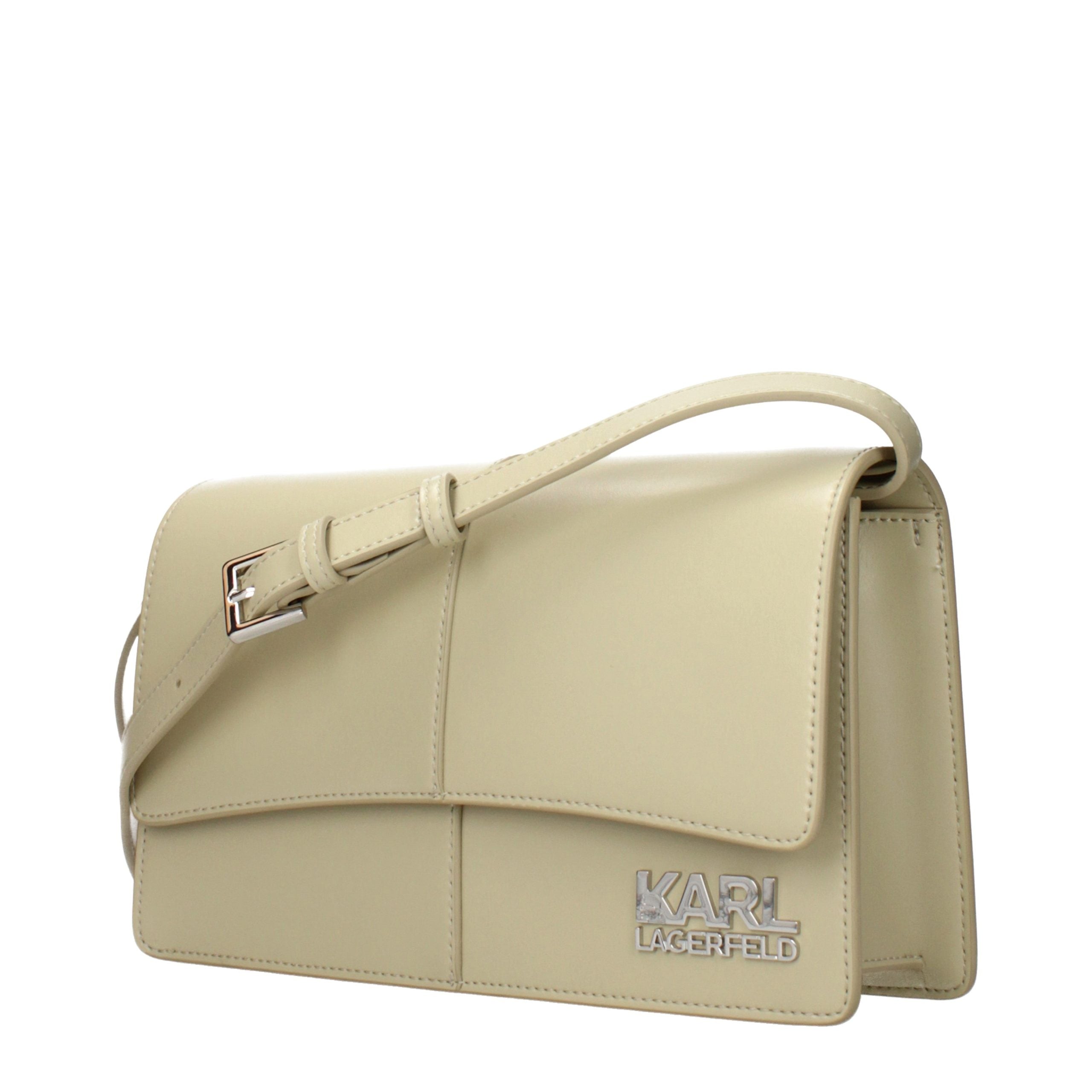 Green Polyethylene Crossbody Bag