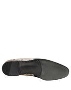 Multicolor Fruit Print Velvet Loafers Shoes