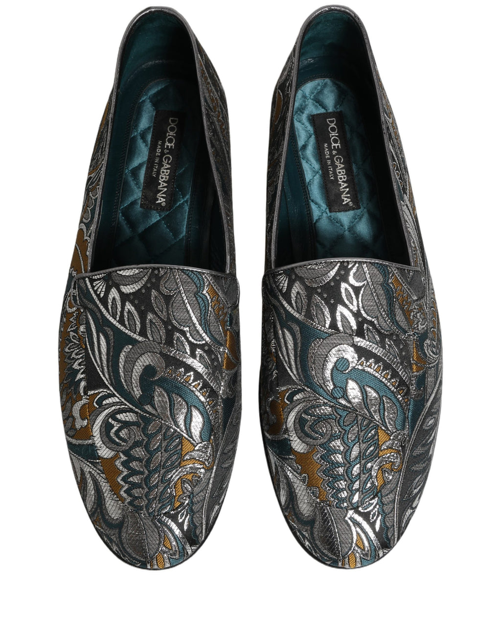 Multicolor Paisley Brocade Men Loafers Shoes